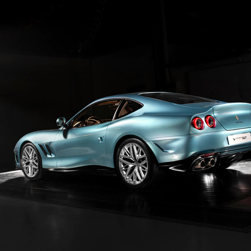 2025 Touring Superleggera Veloce12 Azzurro Cielo Rear View